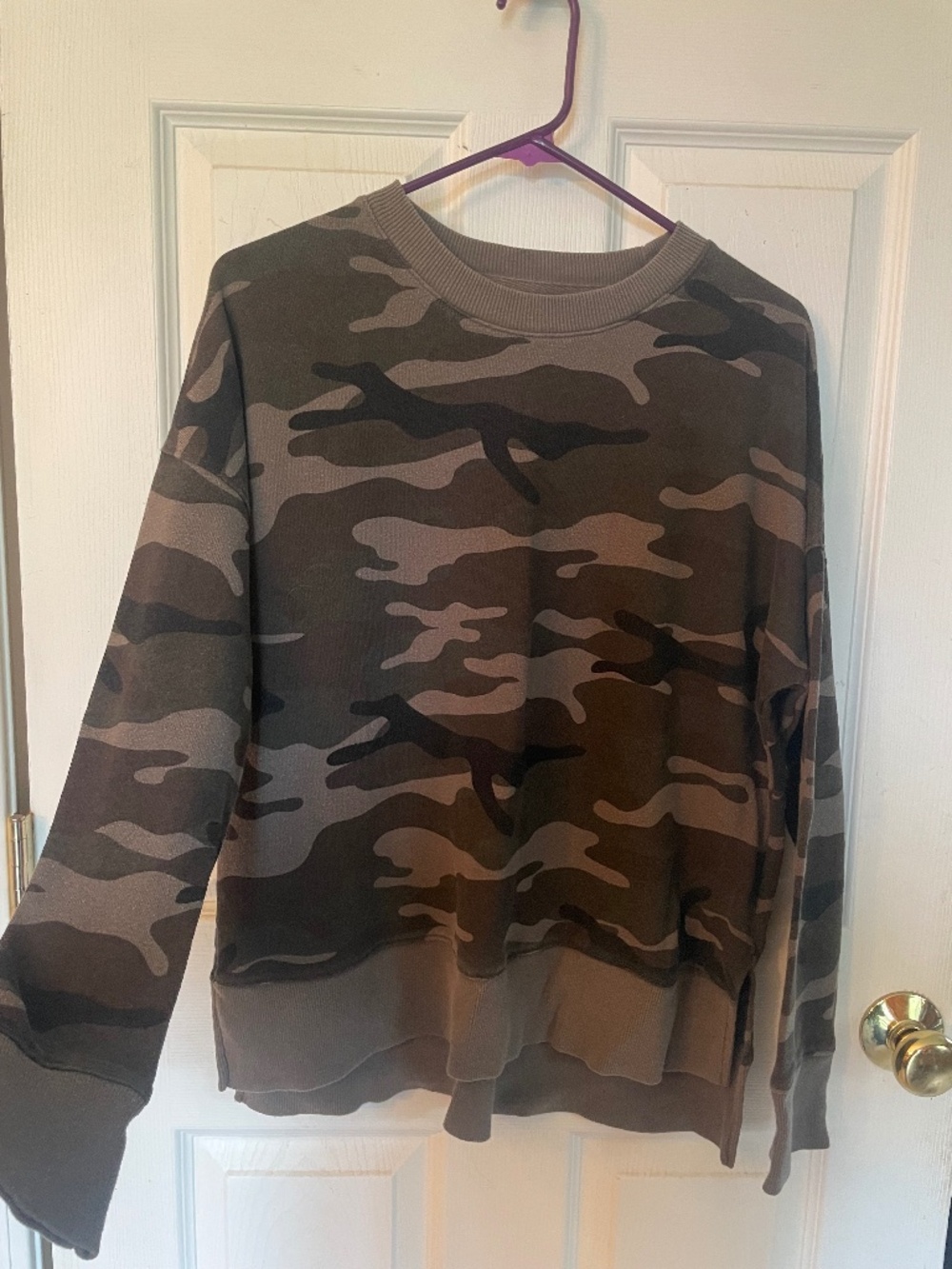 Camo Crewneck Sweatshirt